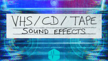 【音效】复古怀旧CD磁带播放机快进倒带按键VHS音效 