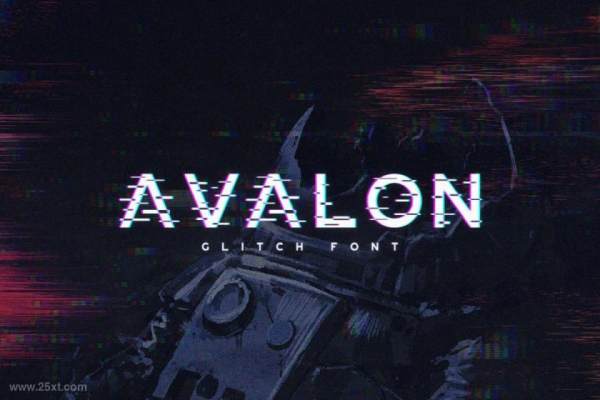 25xt-155268 Avalon-GlitchFontz2.jpg