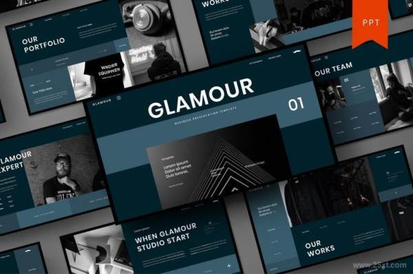 25xt-170322 Glamour–BusinessPowerPointTemplatez2.jpg